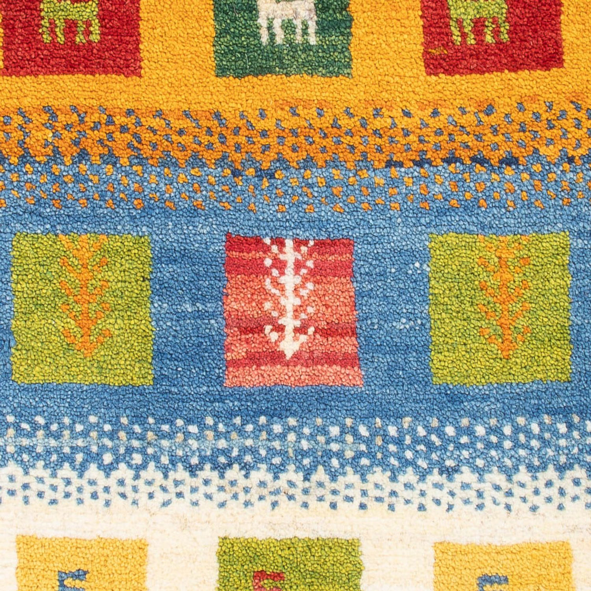 Tapis Gabbeh - Persan - 87 x 61 cm - multicolore