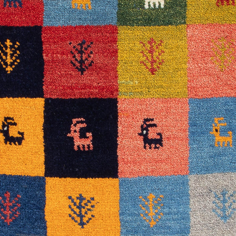 Tapis Gabbeh - Persan - 90 x 63 cm - multicolore