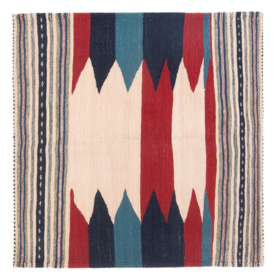 Kilim de Fars 125x136cm - vert menthe
