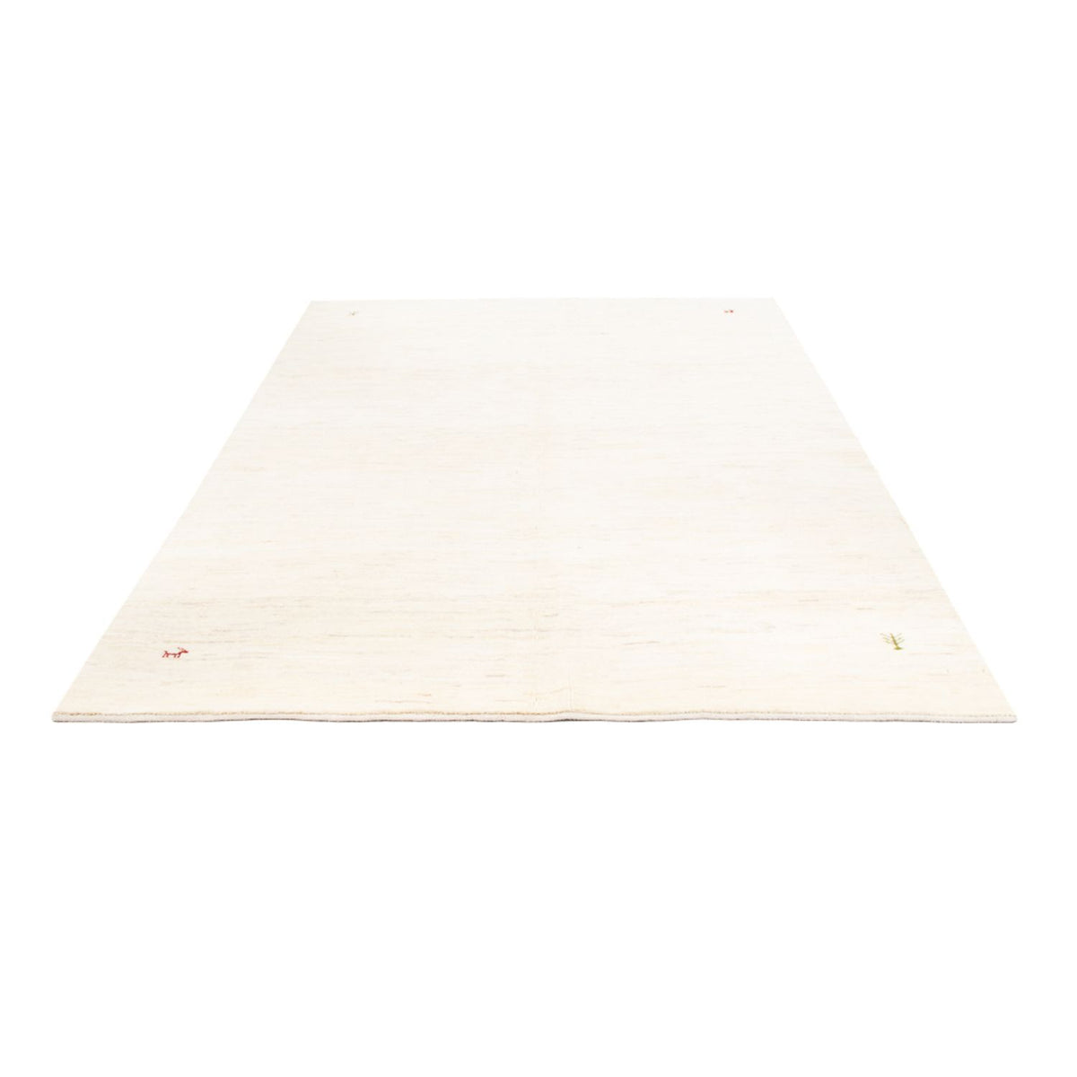 Tapis Gabbeh - Persan - 253 x 171 cm - blanc