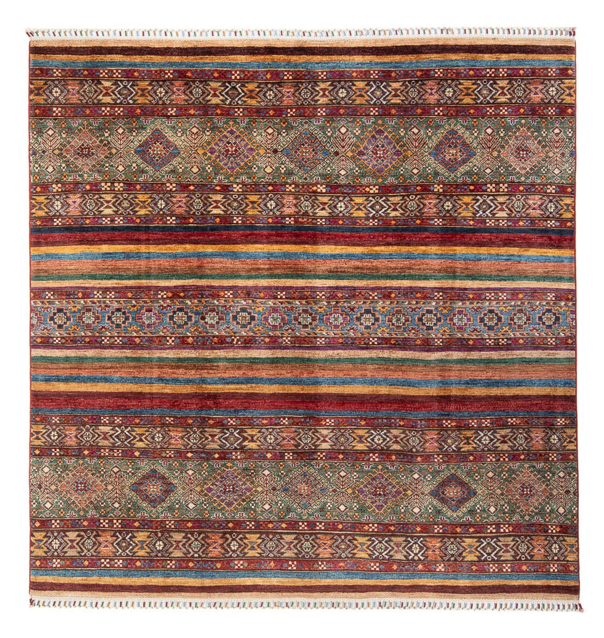 Tapis Ziegler - Shal carré  - 200 x 190 cm - multicolore