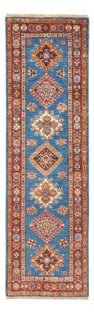 Tapis de couloir Tapis Ziegler - Kazak - 205 x 63 cm - bleu
