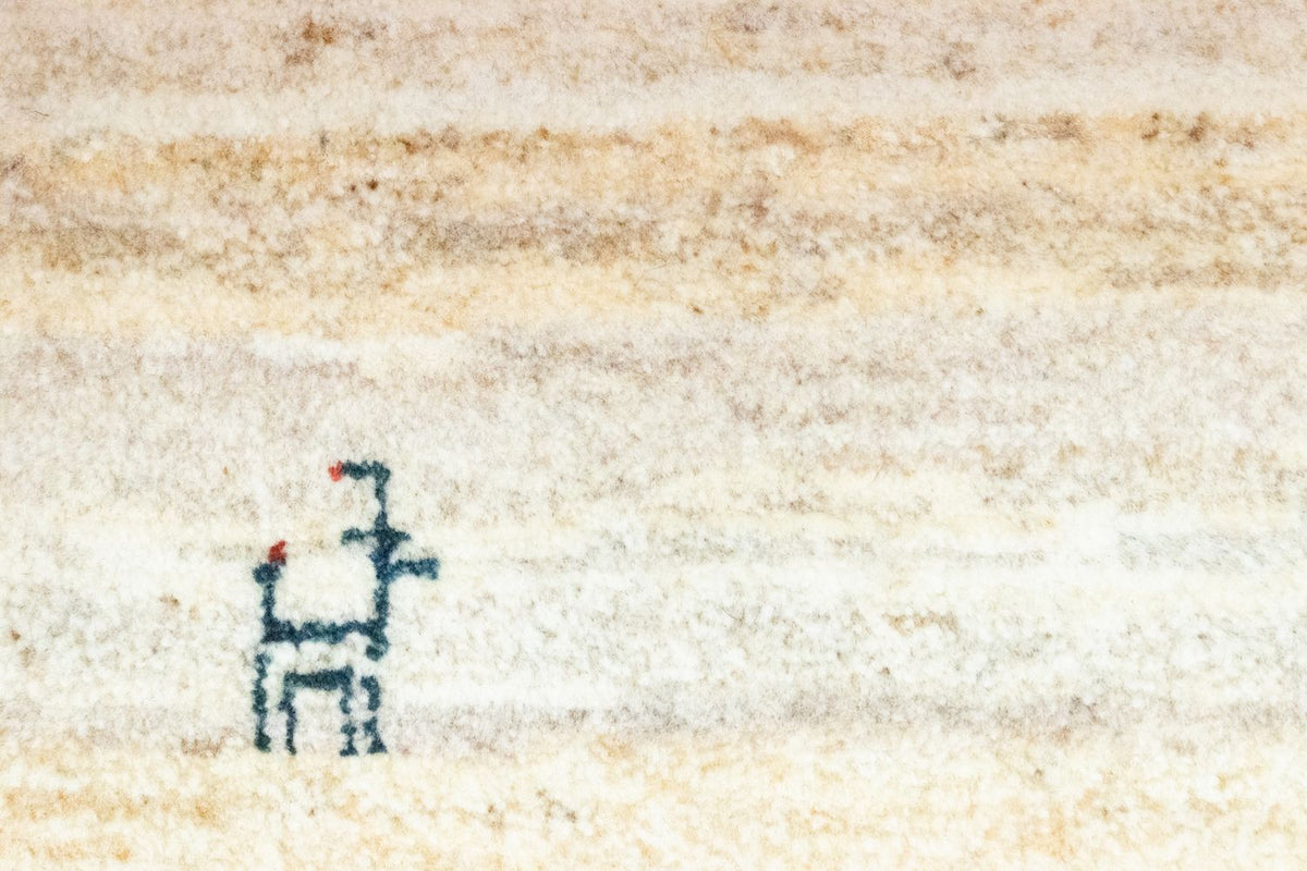 Tapis Gabbeh - Persan - 60 x 40 cm - beige