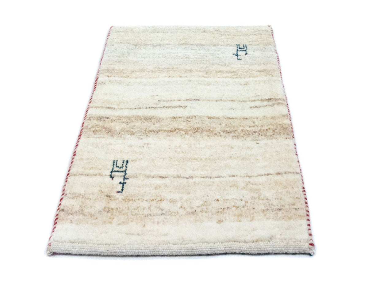 Tapis Gabbeh - Persan - 60 x 40 cm - beige