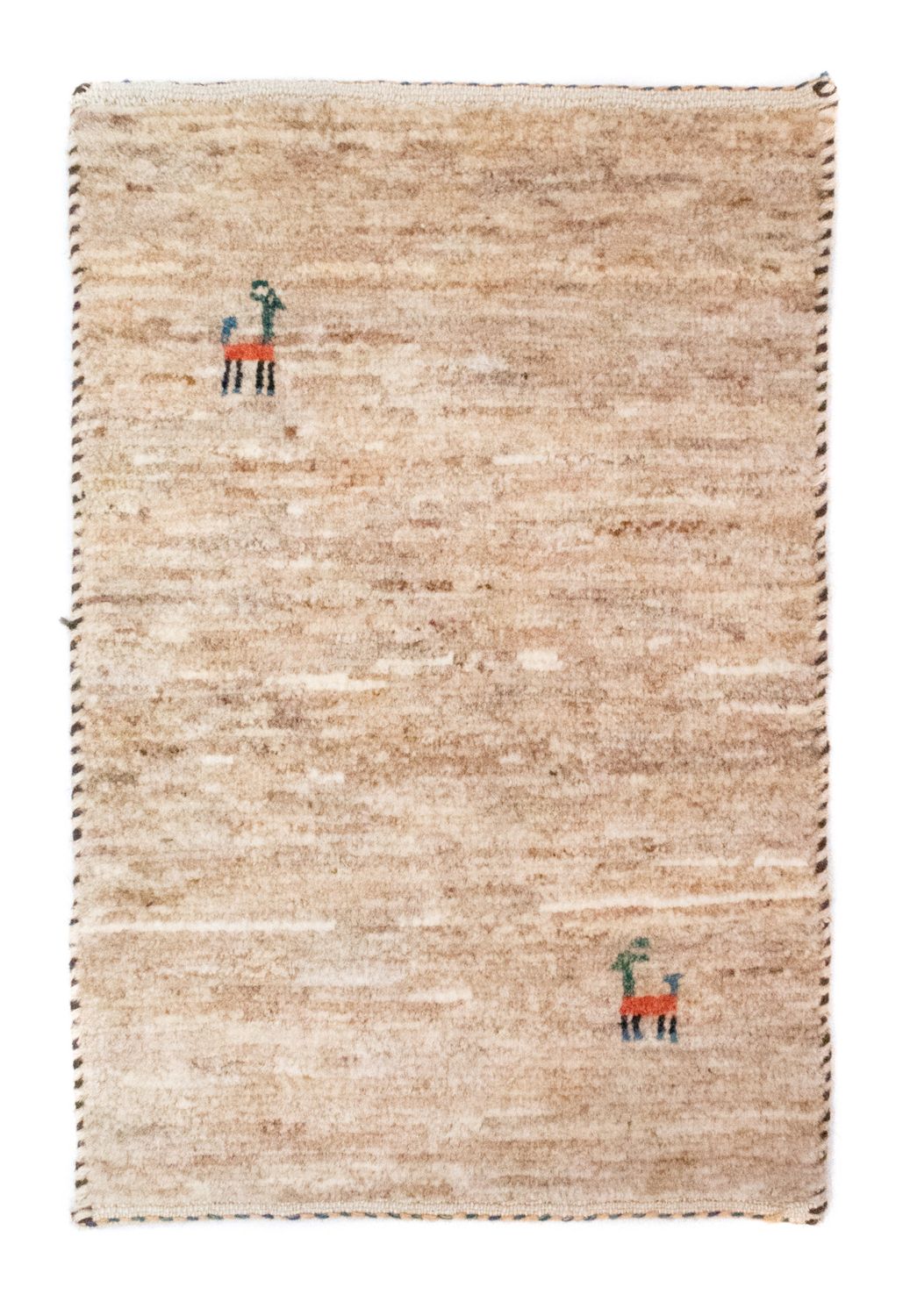 Tapis Gabbeh - Persan - 60 x 40 cm - marron