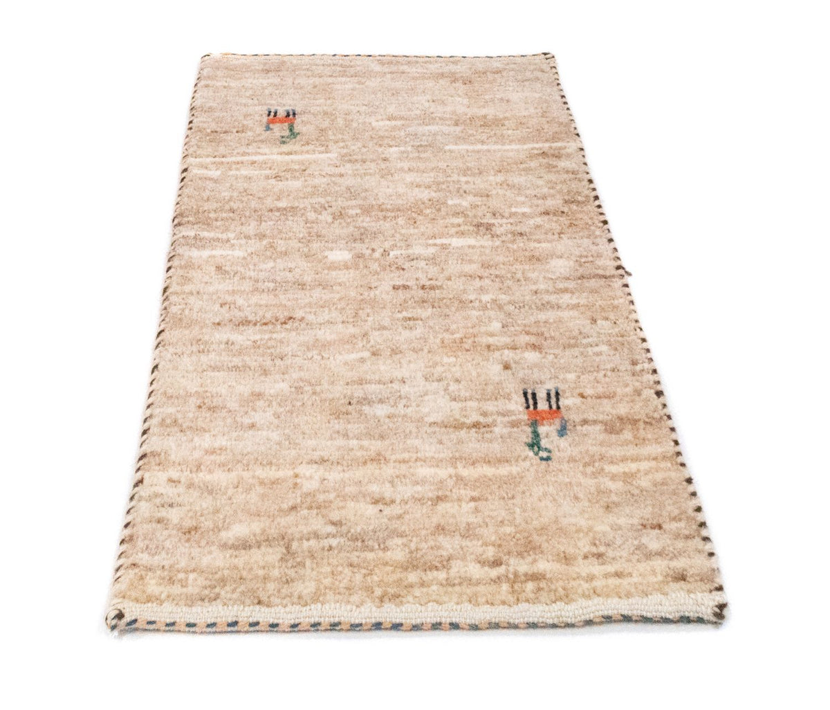 Tapis Gabbeh - Persan - 60 x 40 cm - marron