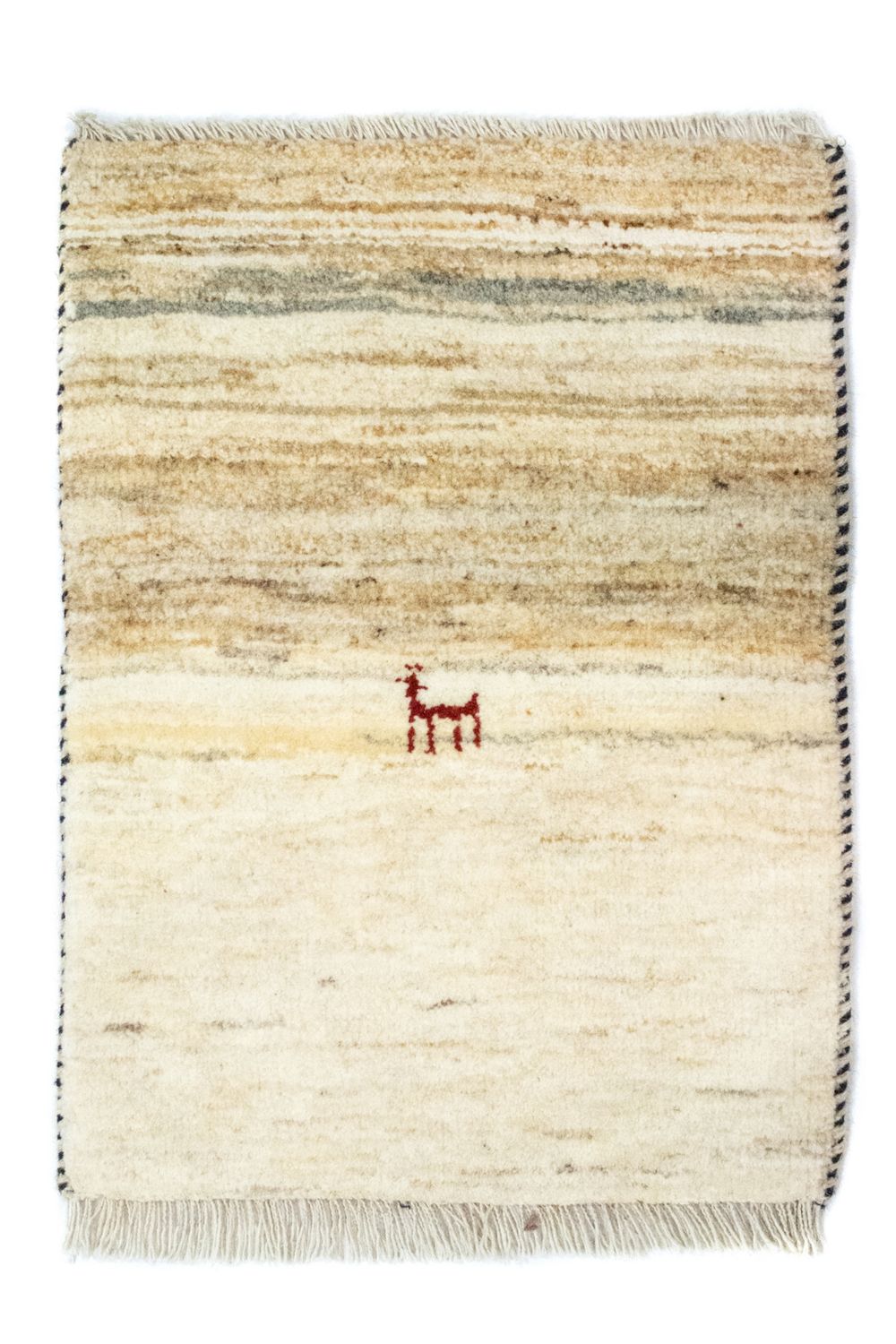 Tapis Gabbeh - Persan - 60 x 40 cm - beige
