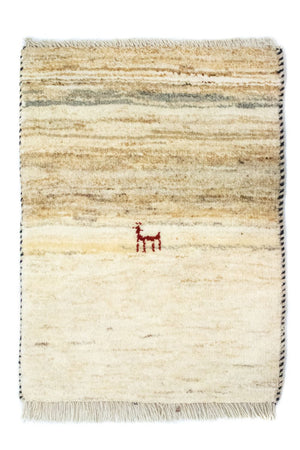 Tapis Gabbeh - Persan - 60 x 40 cm - beige
