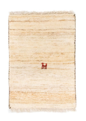 Tapis Gabbeh - Persan - 60 x 40 cm - beige