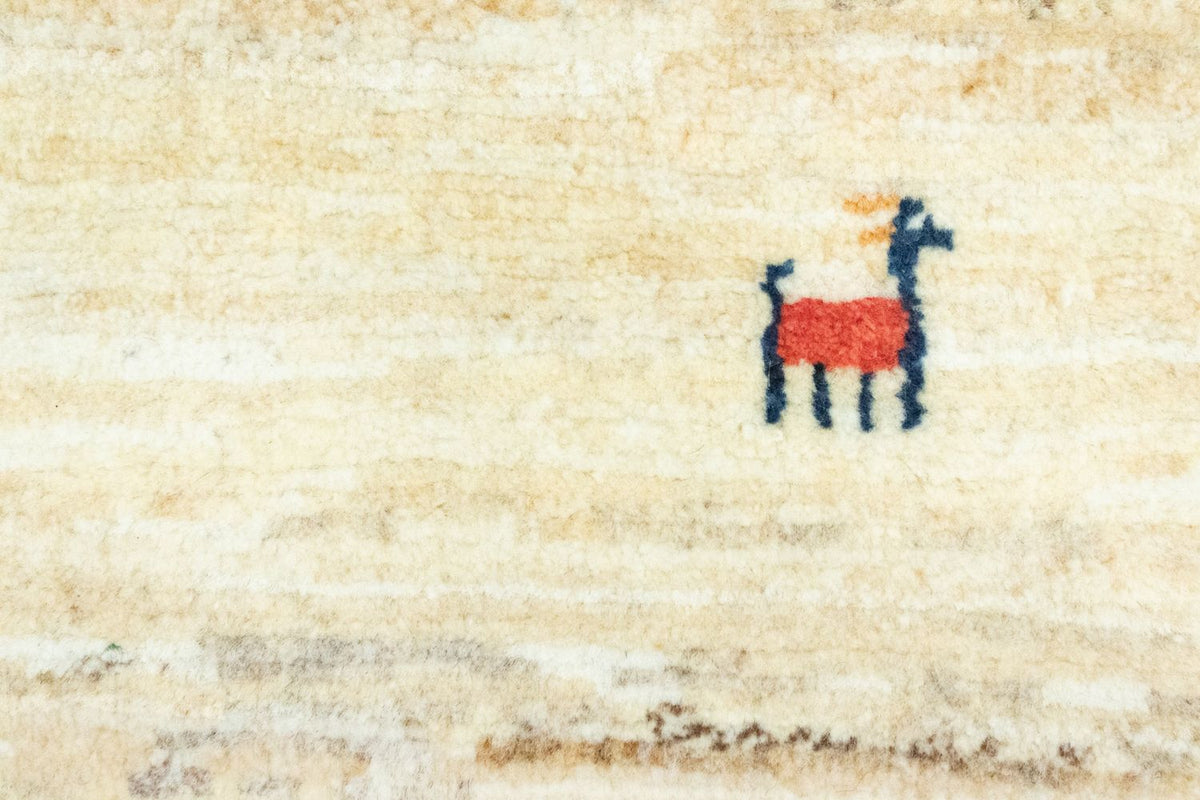 Tapis Gabbeh - Persan - 60 x 40 cm - beige