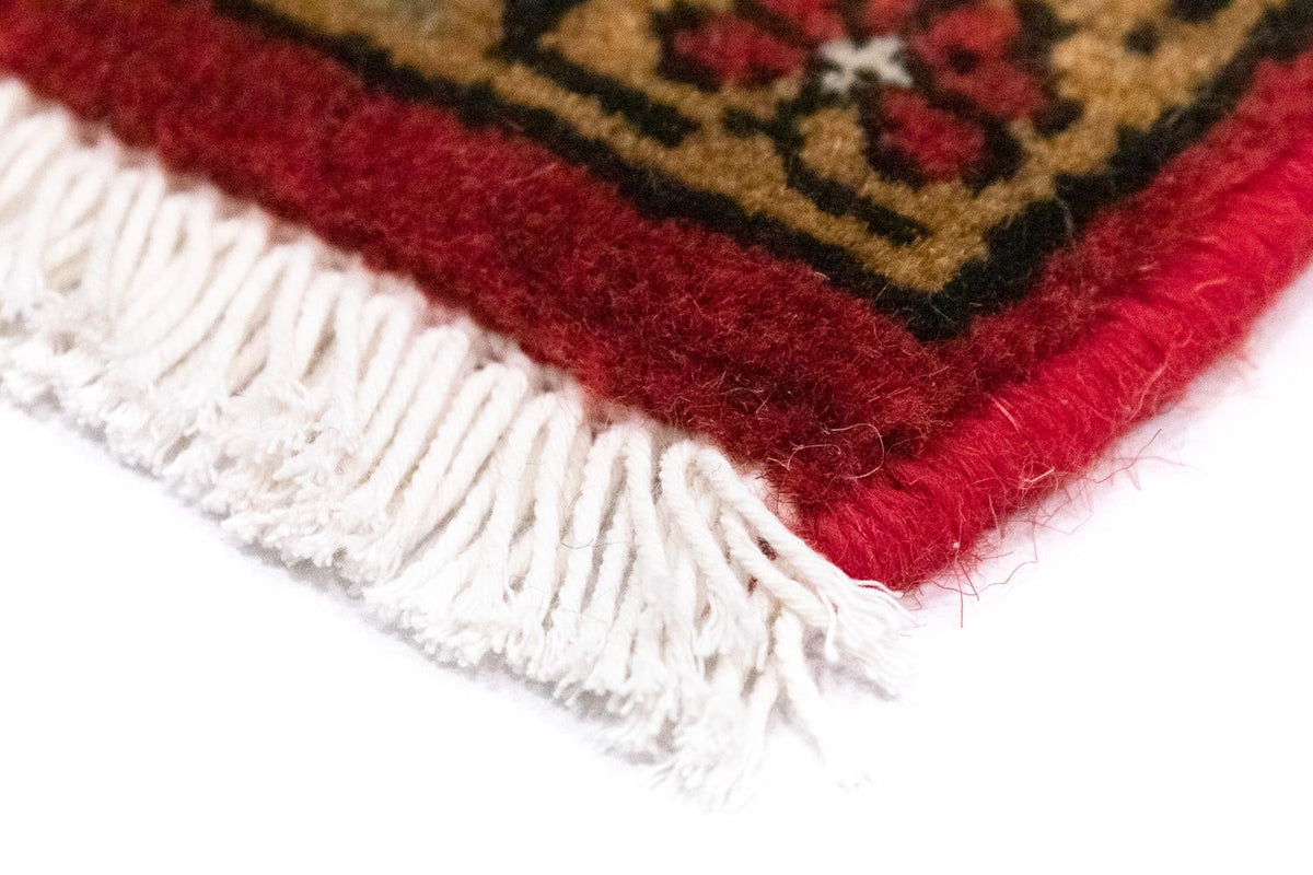 Tapis persan - Nomadic carré - 54 x 40 cm - rouge