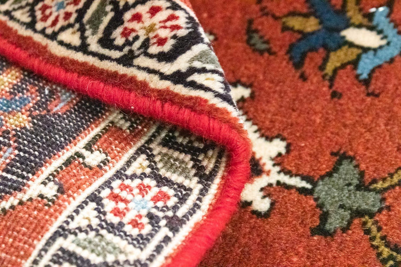Tapis persan - Nomadic carré  - 54 x 40 cm - rouge