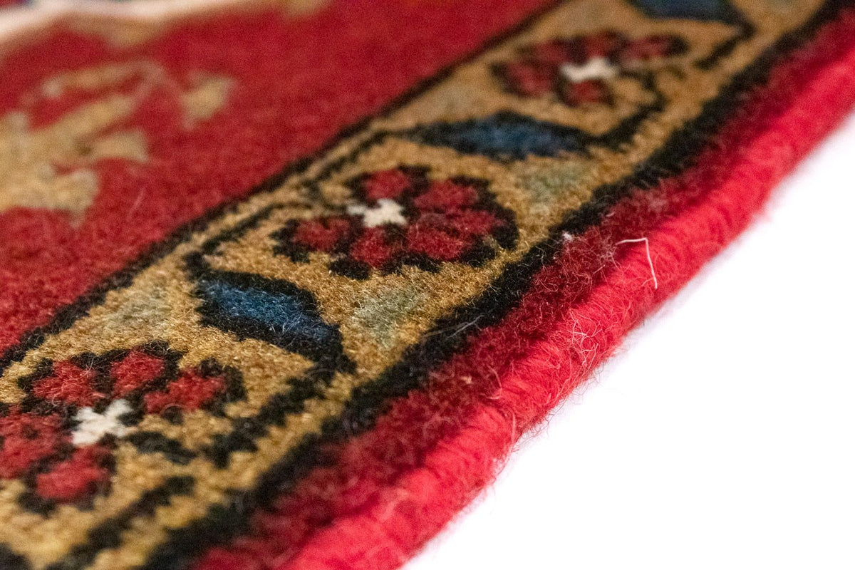 Tapis persan - Nomadic carré - 54 x 40 cm - rouge
