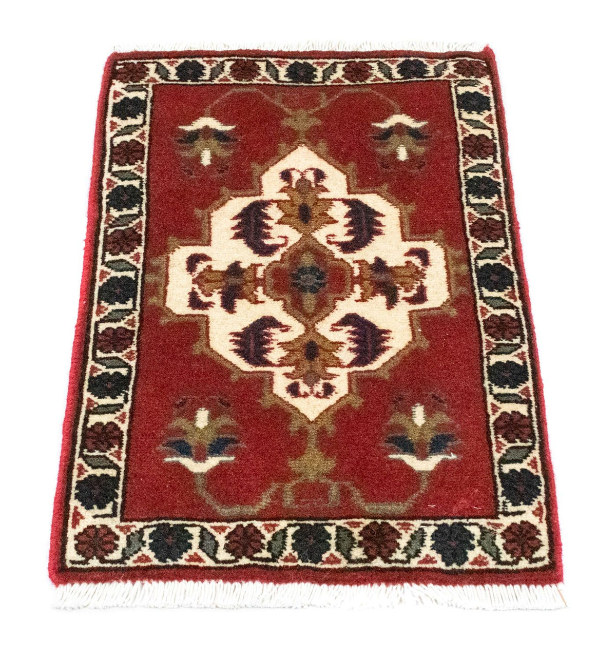 Tapis persan - Nomadic carré - 54 x 40 cm - marron