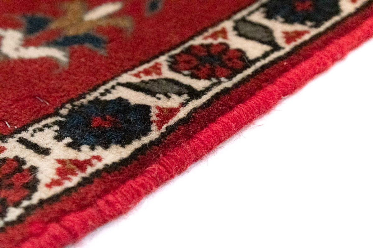 Tapis persan - Nomadic carré - 54 x 40 cm - rouge