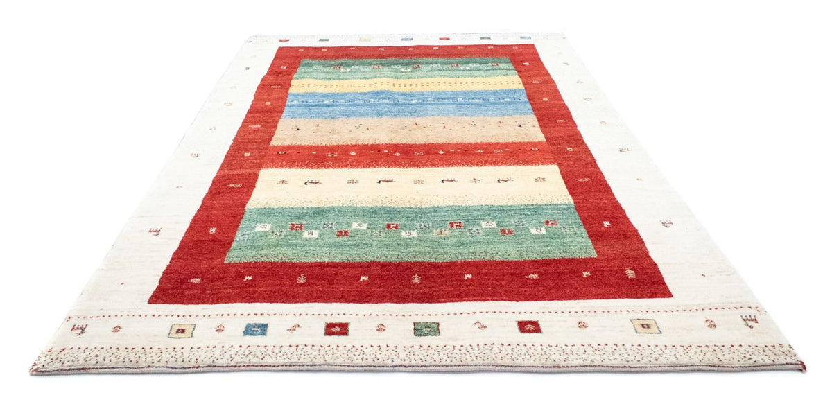 Tapis Gabbeh - Loribaft Persan - 252 x 170 cm - multicolore