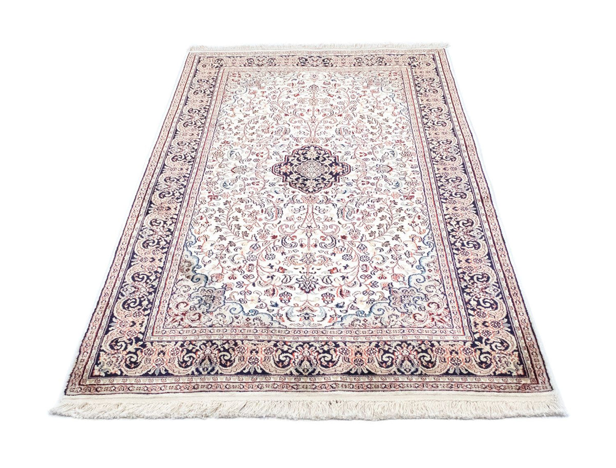 Tapis en soie - Soie du Cachemire - 161 x 93 cm - bleu