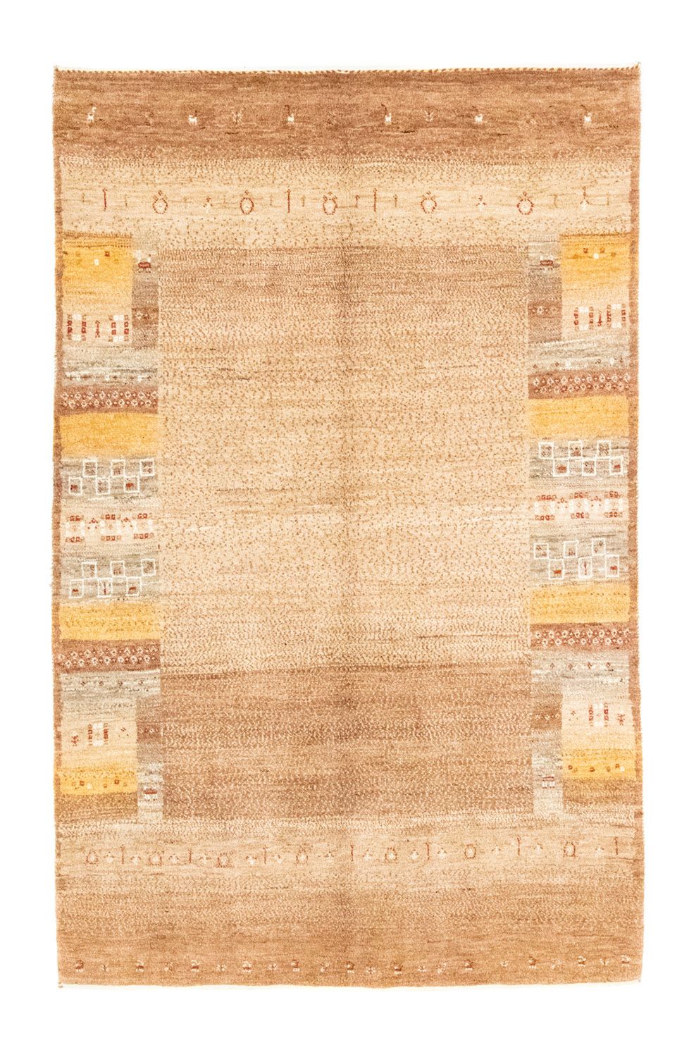 Tapis Gabbeh - Loribaft Persan - 250 x 159 cm - marron