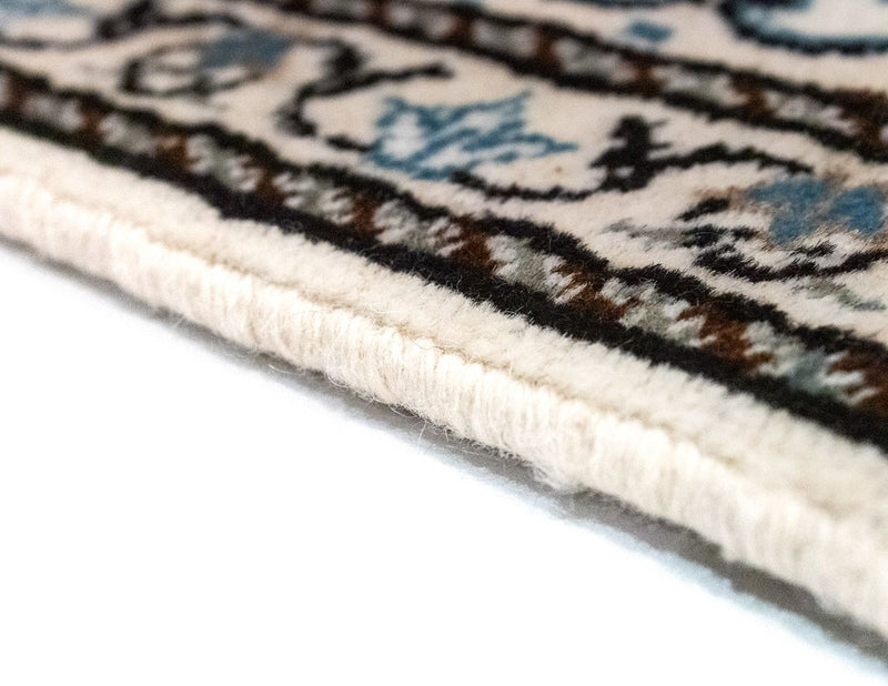 Tapis persan - Nain - 60 x 40 cm - blanc naturel