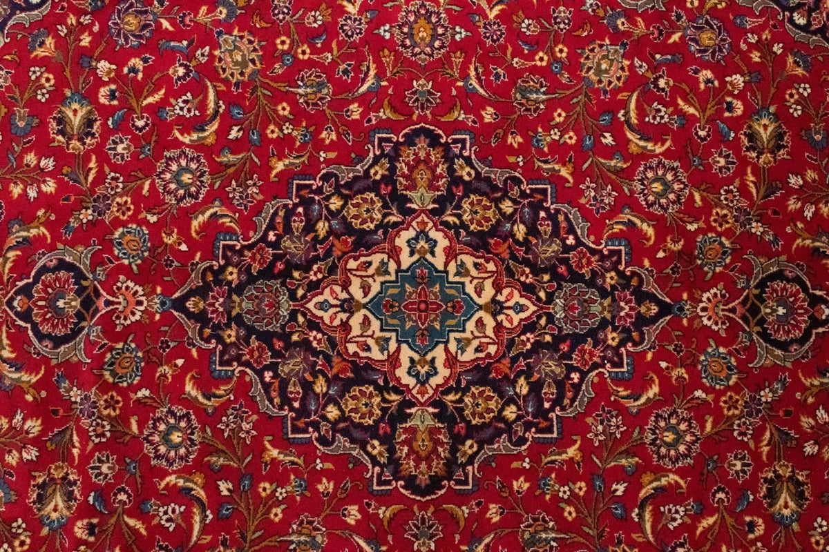 Tapis persan - Keshan - 353 x 255 cm - rouge