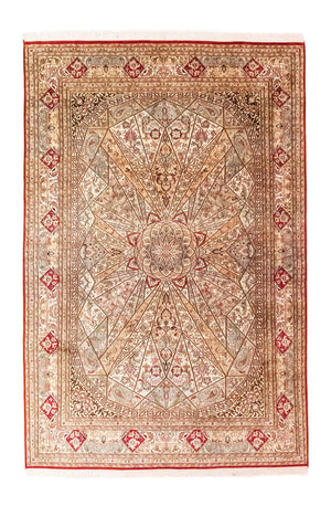 Tapis en soie - Soie du Cachemire - 250 x 167 cm - rouge