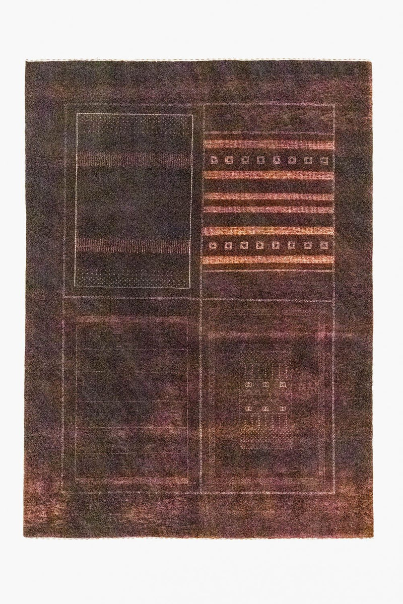 Tapis Gabbeh - Loribaft Persan - 237 x 169 cm - multicolore