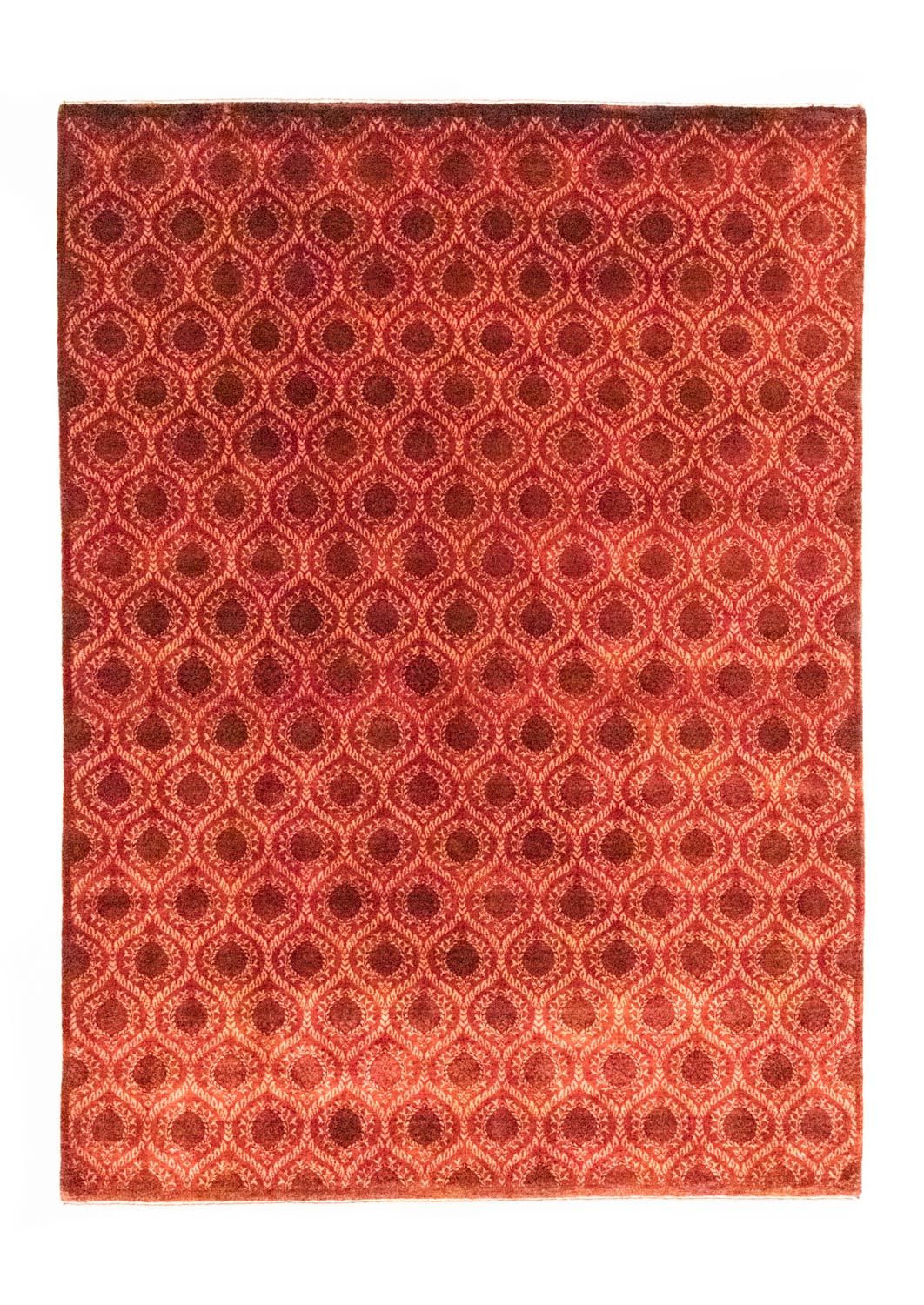 Tapis Gabbeh - Loribaft Persan - 242 x 172 cm - orange