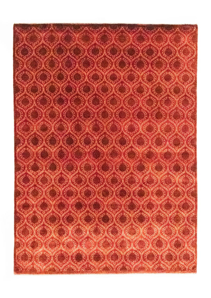 Tapis Gabbeh - Loribaft Persan - 242 x 172 cm - orange