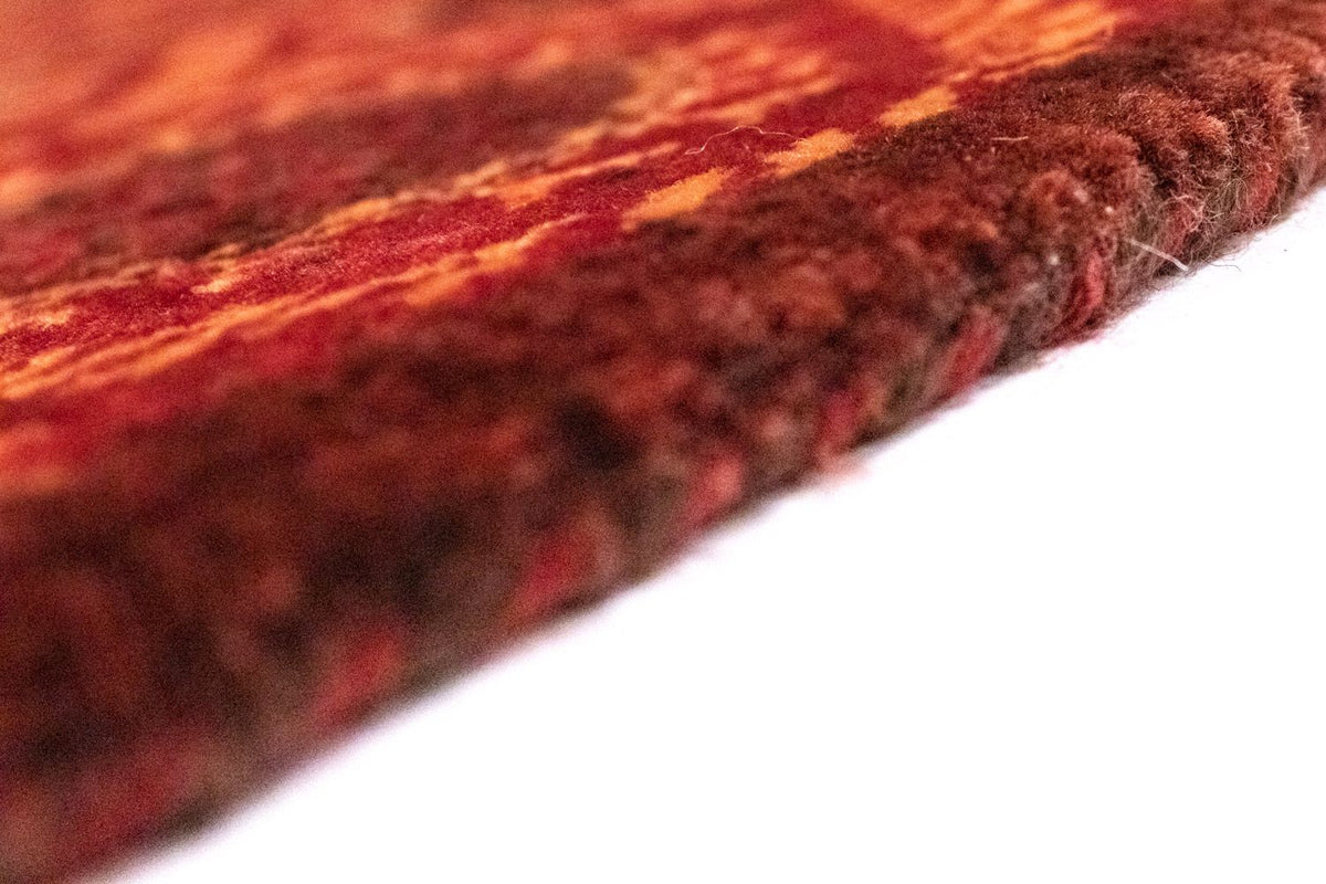 Tapis Gabbeh - Loribaft Persan - 242 x 172 cm - orange