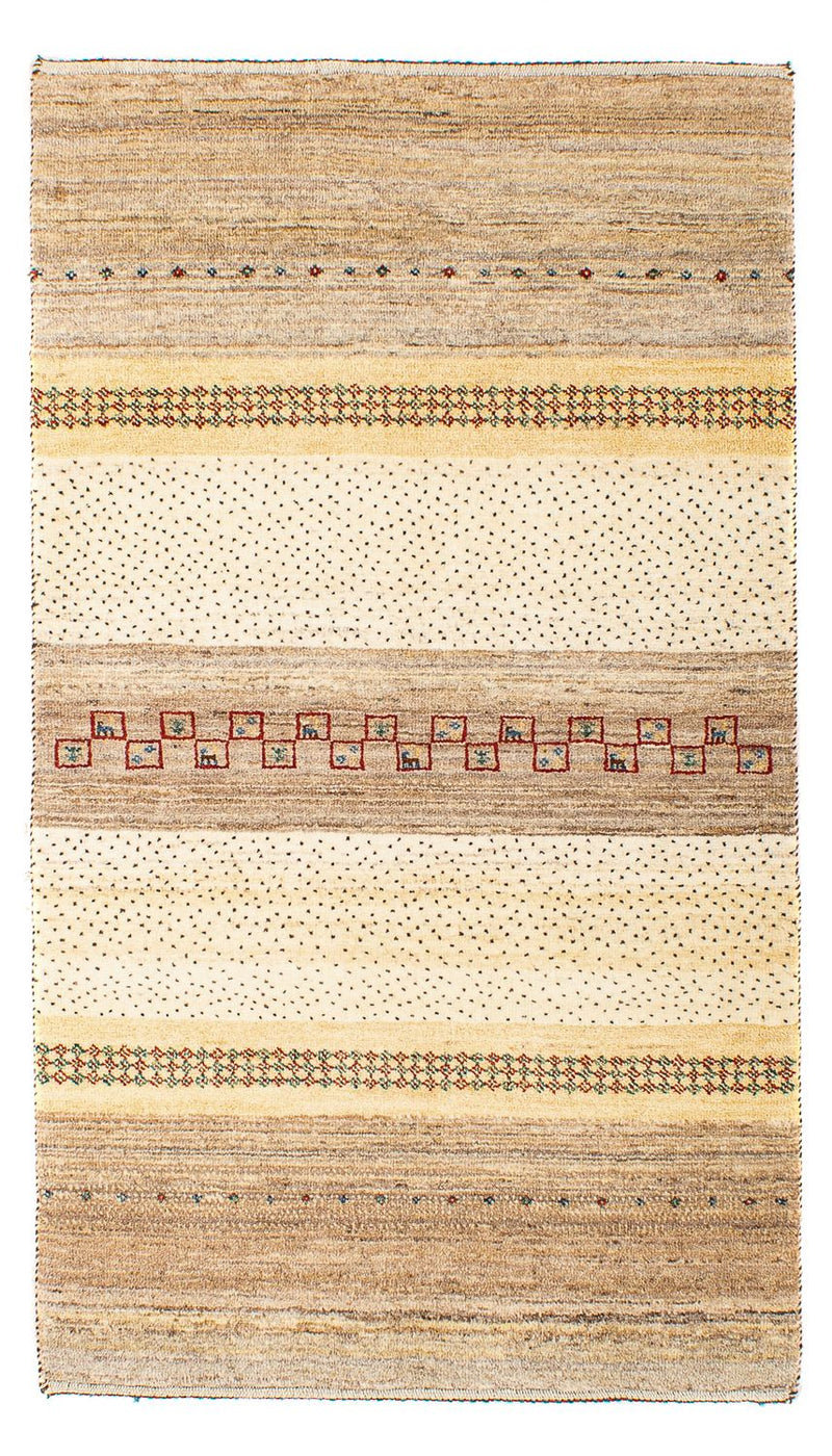 Tapis Gabbeh - Loribaft Persan - 138 x 79 cm - beige