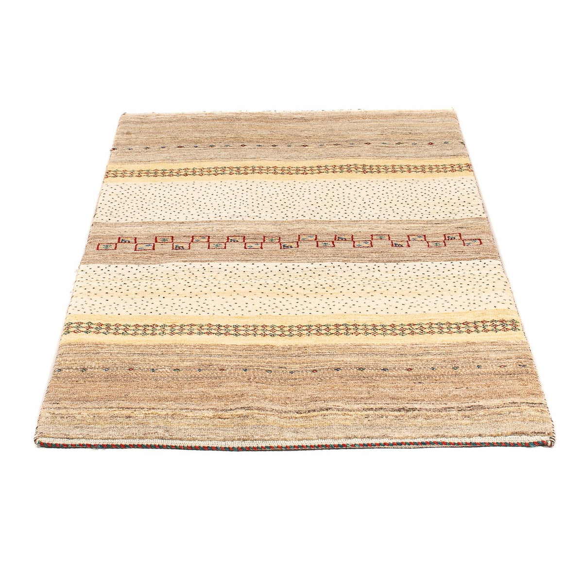 Tapis Gabbeh - Loribaft Persan - 138 x 79 cm - beige