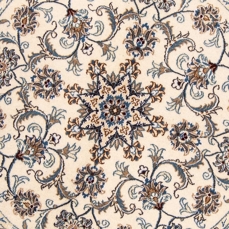 Tapis persan - Nain ronde  - 150 x 150 cm - beige