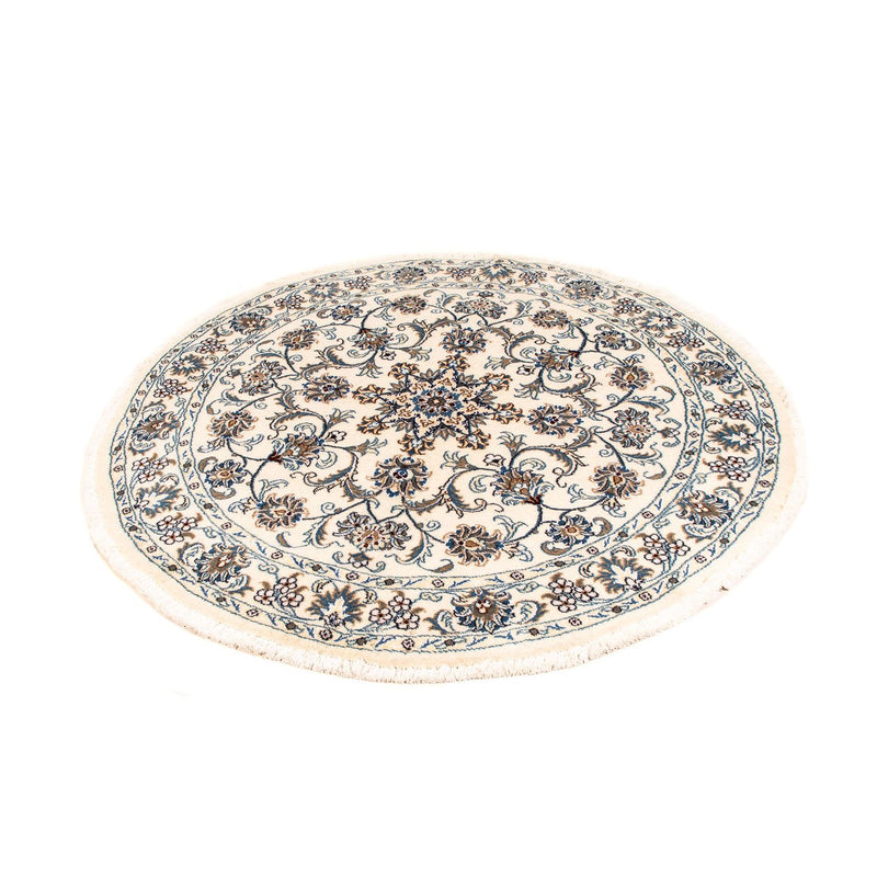 Tapis persan - Nain ronde  - 150 x 150 cm - beige