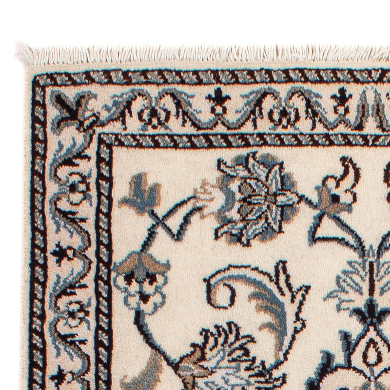 Tapis persan - Nain - 141 x 69 cm - beige