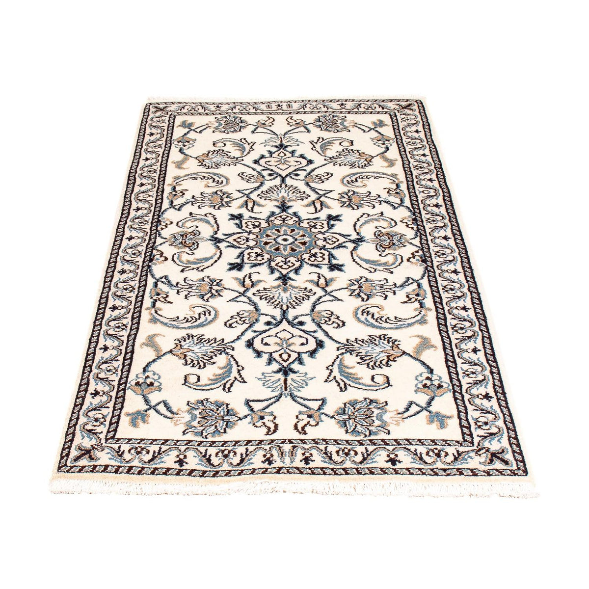 Tapis persan - Nain - 141 x 69 cm - beige