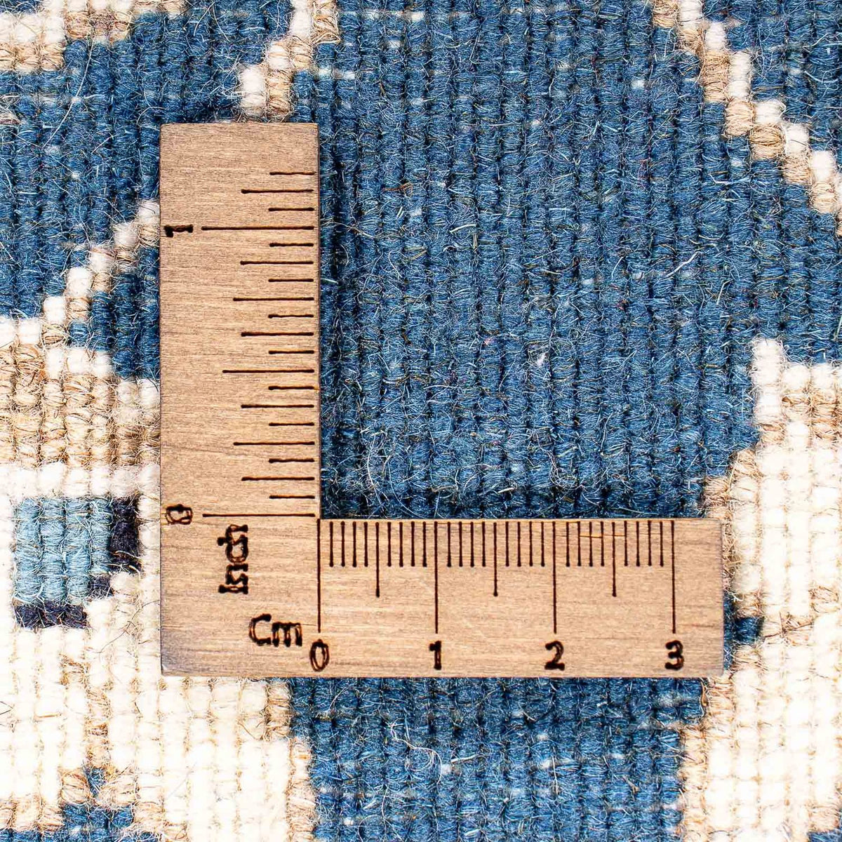 Tapis persan - Nain - 140 x 70 cm - bleu foncé