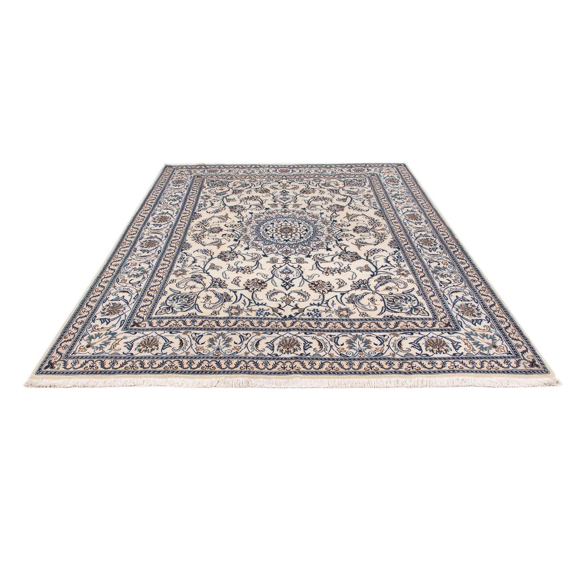 Tapis persan - Nain - 266 x 198 cm - beige