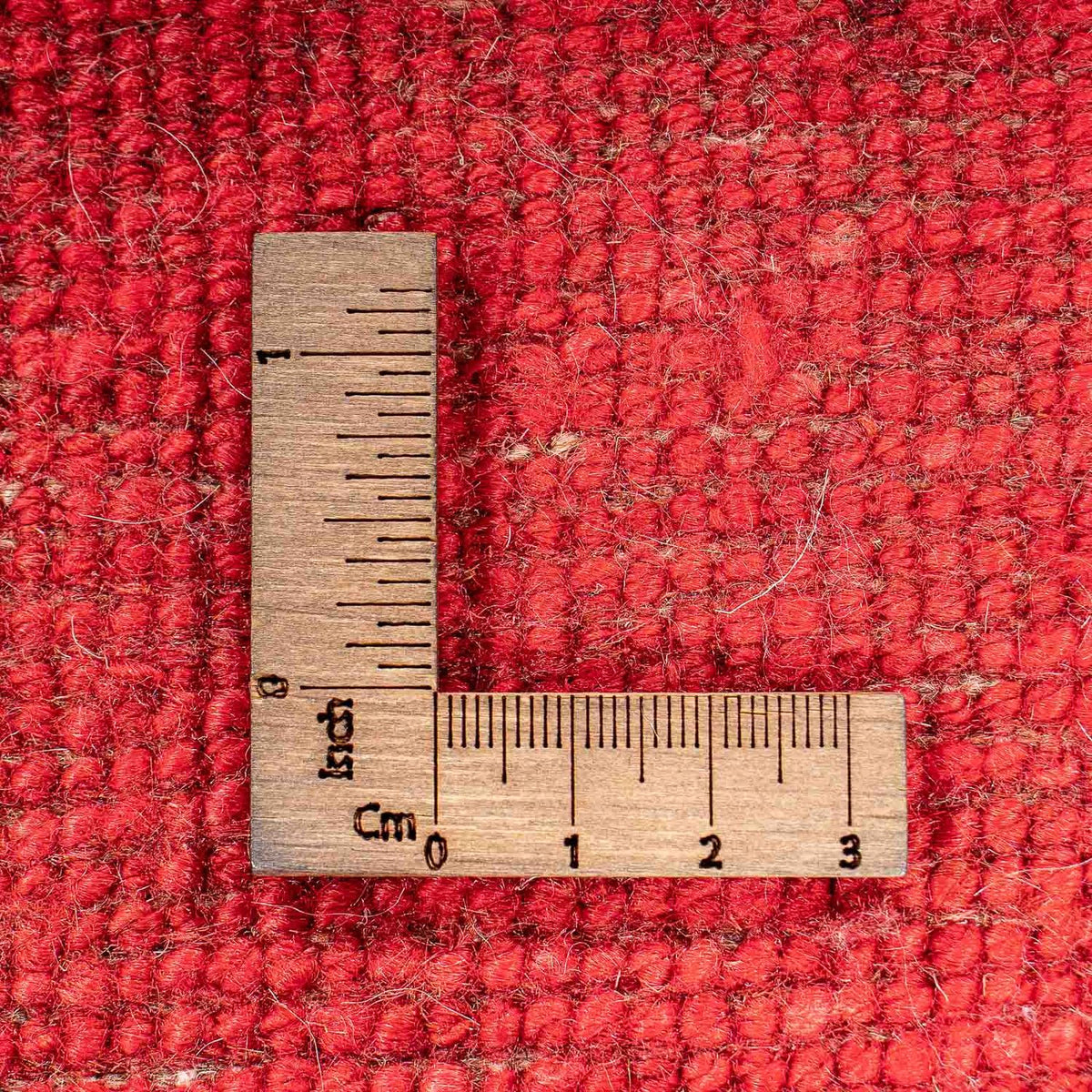 Tapis Gabbeh - Loribaft Persan - 130 x 76 cm - rouge foncé