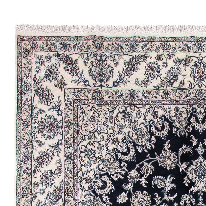 Tapis persan - Nain - 300 x 245 cm - bleu foncé