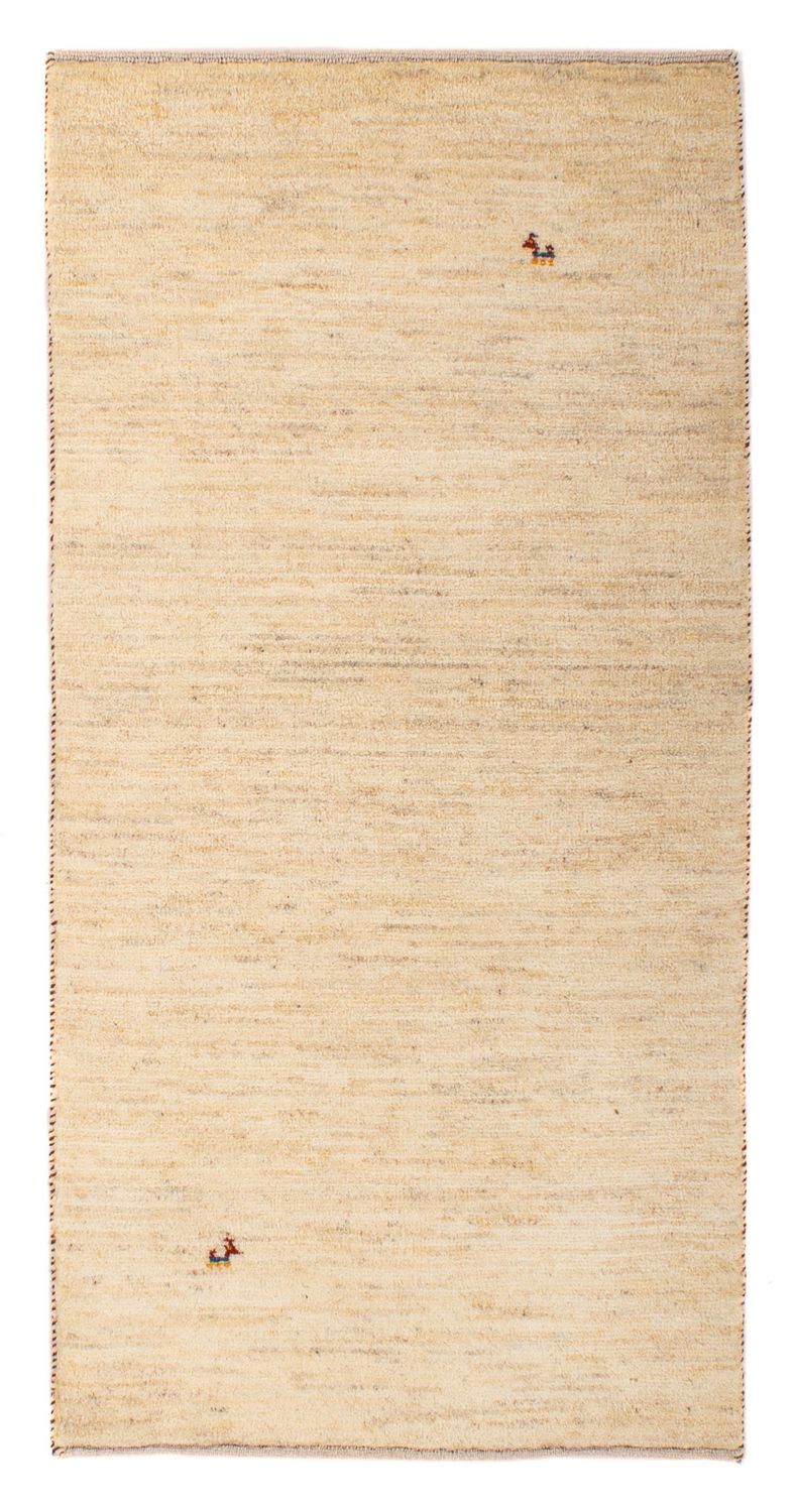 Tapis Gabbeh - Loribaft Persan - 137 x 72 cm - beige
