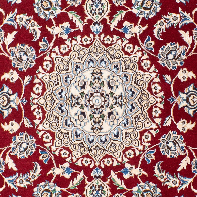 Tapis persan - Nain - Royal - 152 x 100 cm - rouge foncé
