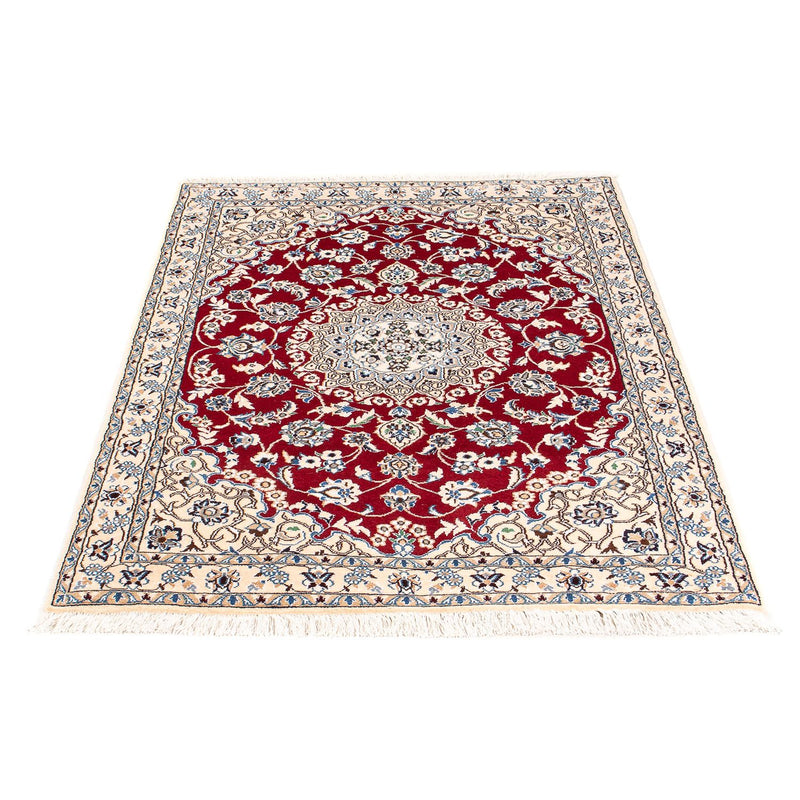 Tapis persan - Nain - Royal - 152 x 100 cm - rouge foncé