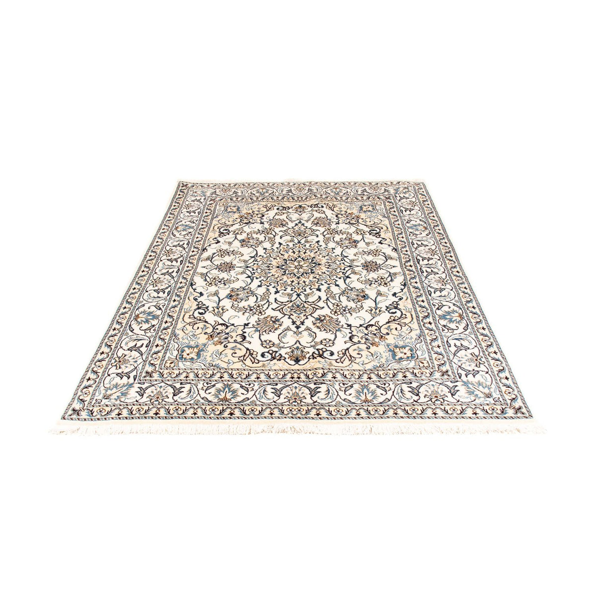 Tapis persan - Nain - 195 x 145 cm - beige
