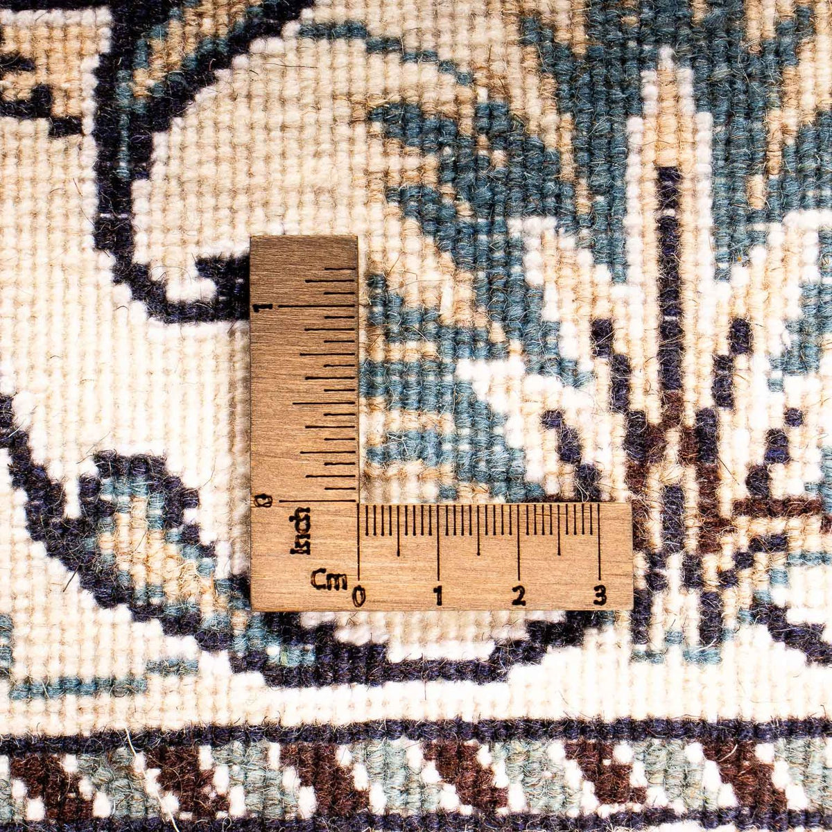 Tapis persan - Nain - 203 x 147 cm - beige