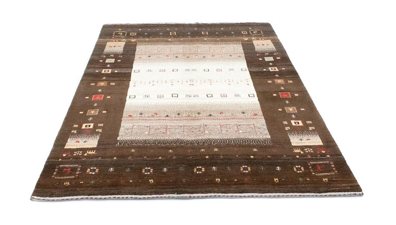 Tapis Gabbeh - Loribaft Persan - 194 x 148 cm - marron