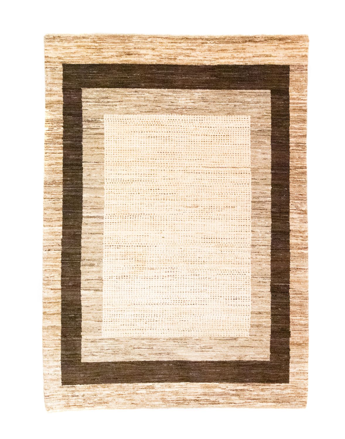 Tapis Gabbeh - Indus - 201 x 140 cm - beige