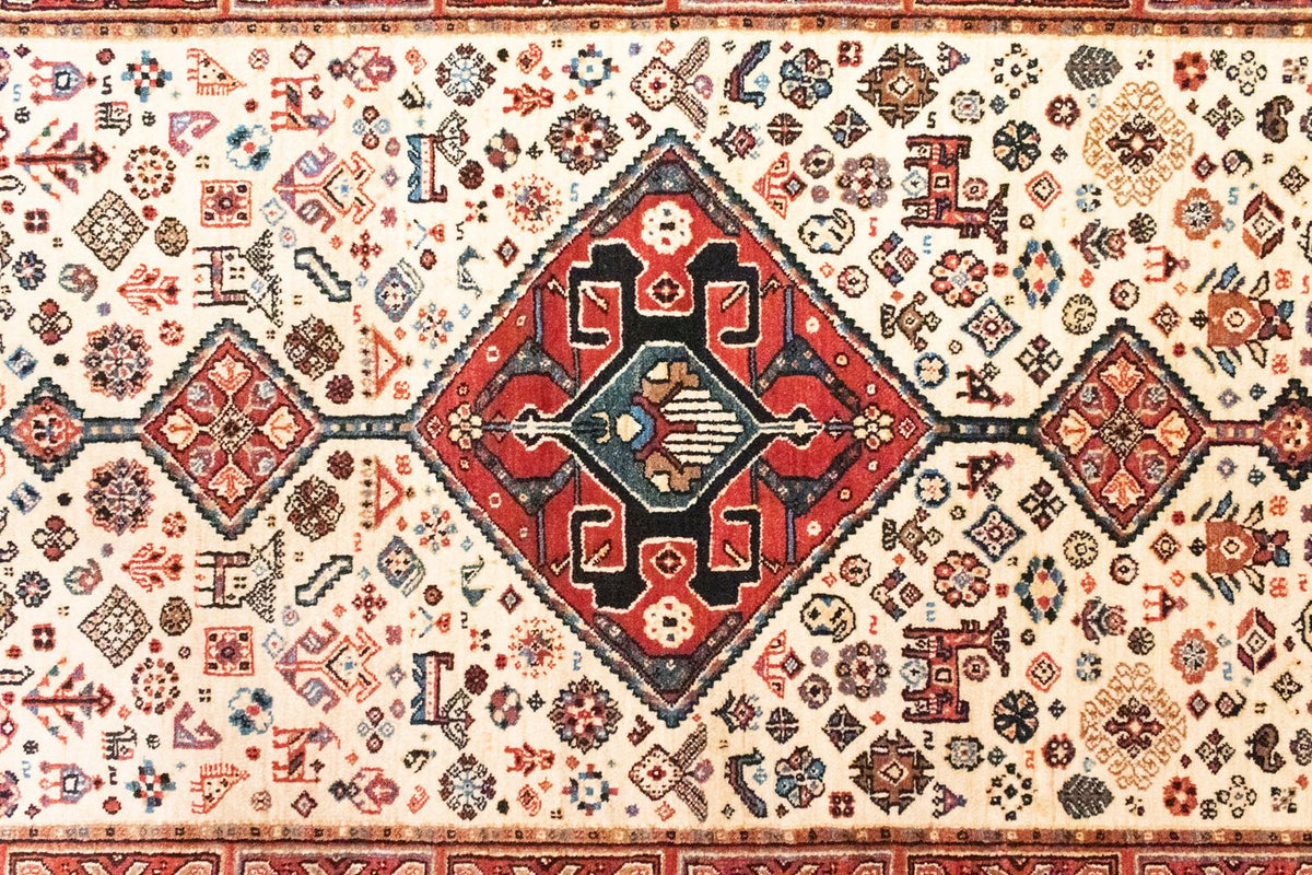 Tapis persan - Nomadic - 200 x 154 cm - beige