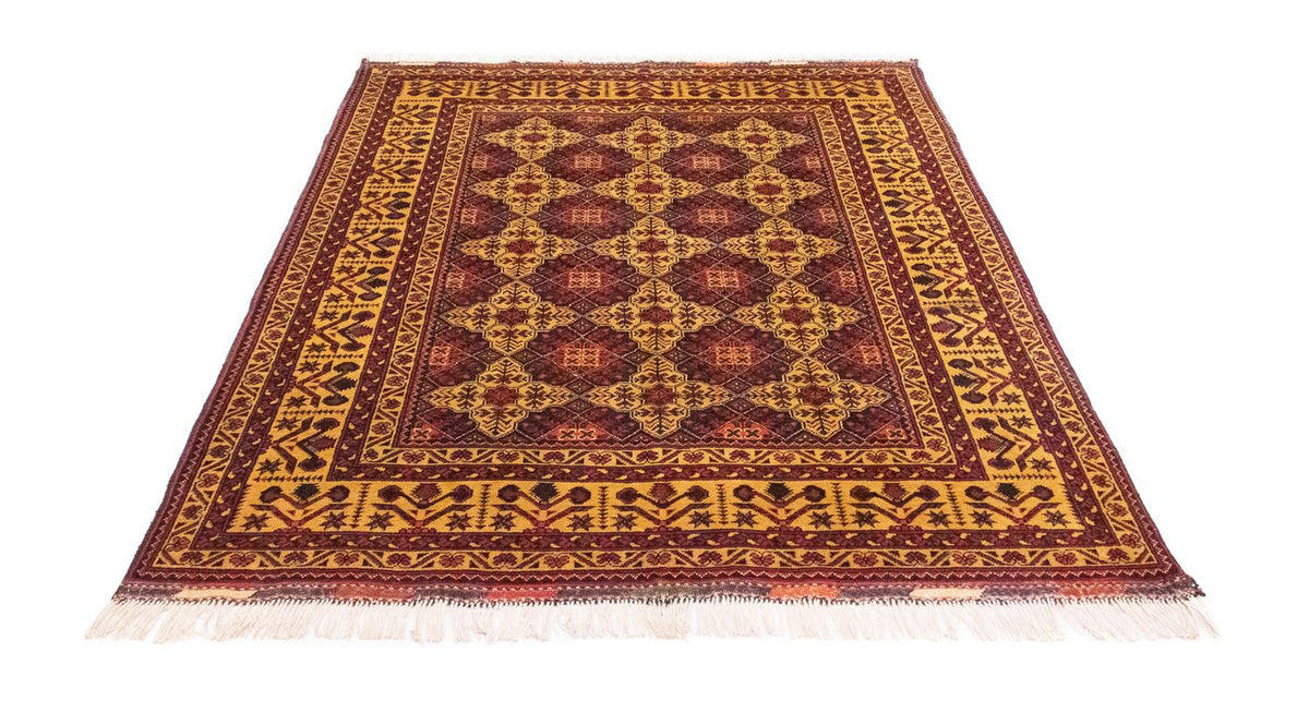 Tapis afghan - 190 x 152 cm - rouge