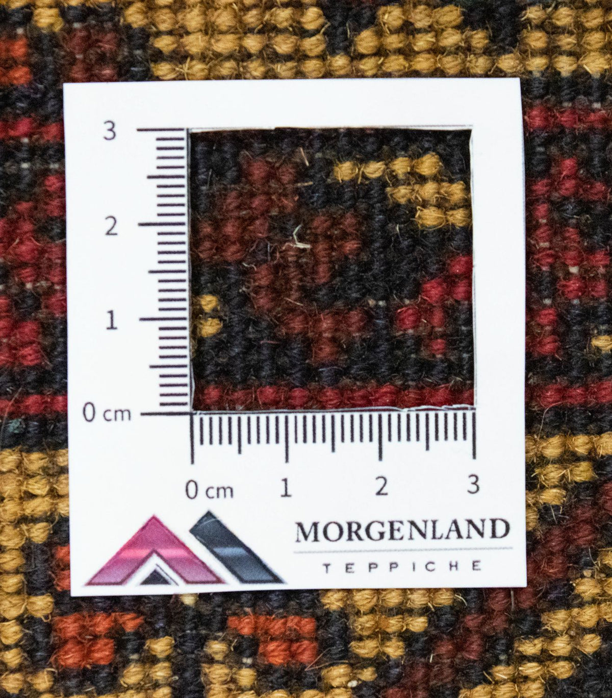 Tapis afghan - 190 x 152 cm - rouge