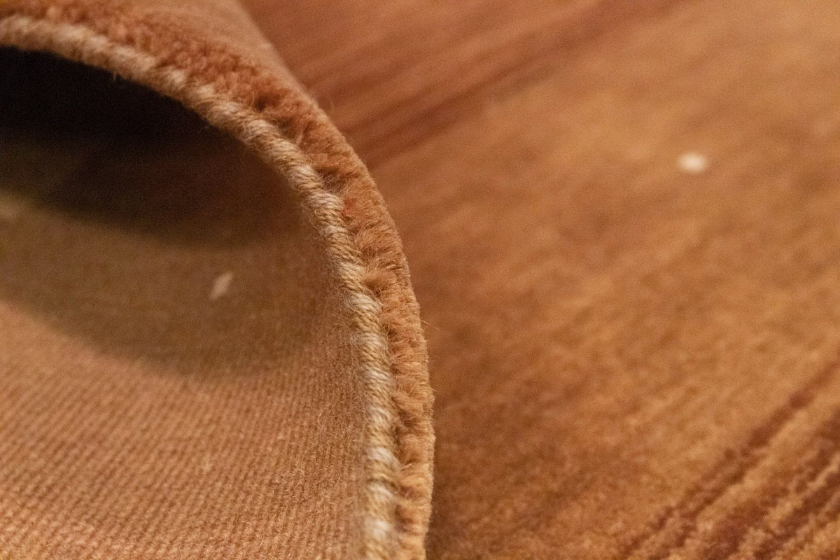 Tapis Gabbeh - Loribaft Persan - 169 x 120 cm - orange